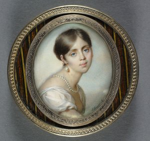 Portret młodej kobiety w bieli, 1805.