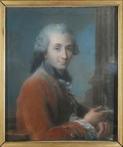 Portret architekta Jacquesa Gondouina de Folleville 1737-1818 , ok. 1930 r. 1780.