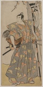 Aktor Matsumoto Kōshirō IV autorstwa Jean Victor Bertin