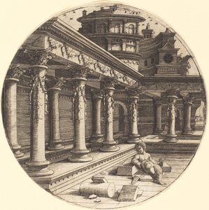 Niemowlę w Galerii autorstwa Jean de Gourmont I