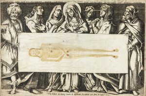 Święty Całun z Besançon, 1634 autorstwa Jean de Loisy