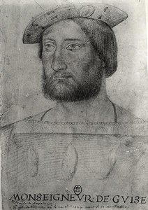 Portret Claude of Lorraine (1496-1550) 1. księcia Guise autorstwa Jean school of Clouet