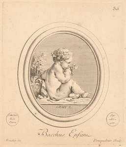 Bachus enfant autorstwa Jeanne Antoinette Poisson, marquise de Pompadour after François Boucher after Jacques Guay