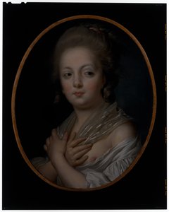 Młoda Kobieta Przy Jej Toalecie autorstwa Jeanne Philiberte Ledoux