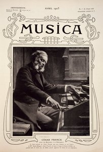 Cesar-Auguste Franck (Liege autorstwa Jeanne Rongier