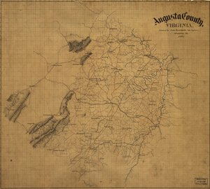 Hrabstwo Augusta, Wirginia, LOC 99446931 autorstwa Jedediah Hotchkiss