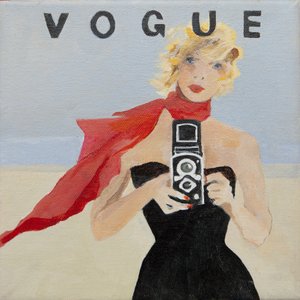 Okładka Vogue (akryl) autorstwa Jennifer Abbott