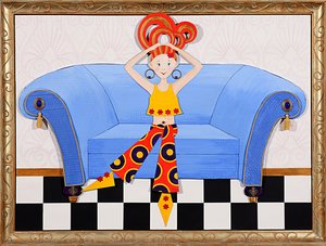 Divan Diva, 2008 (akryl na pokładzie)