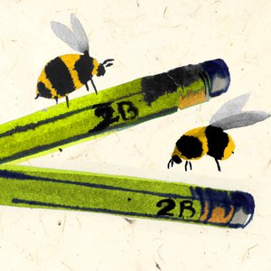 2B Or Not 2 Bee (akwarela) autorstwa Jenny Frean