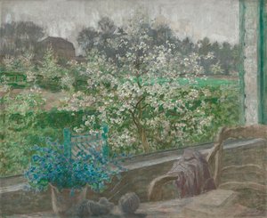 Moje okno, ok. 1910 (olej na płótnie)