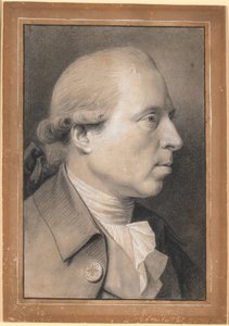 Portret rzeźbiarza, profesora Nikolaja Dajona autorstwa Jens Juel