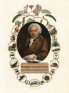 Portret Charlesa Bonneta, przyrodnika genewskiego.1803 (rycina) autorstwa Jens Juel