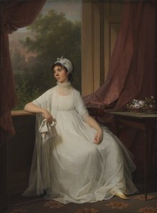 Portret Gertrudy Hage z domu Heitmann autorstwa Jens Juel