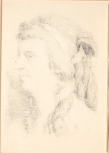 Portret Henrietty Frederikke Moe autorstwa Jens Juel