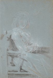 Studium do portretu Ulrike Elenory Wedel Jarlsberg z domu Brockdorff autorstwa Jens Juel