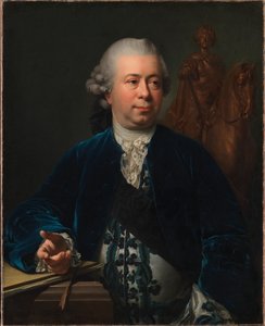 Rzeźbiarz Jacques-Francois-Joseph Saly autorstwa Jens Juel