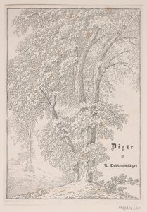 Ilustracja do wierszy Oehlenschlägera w „Gæa” autorstwa Jens Peter Lund