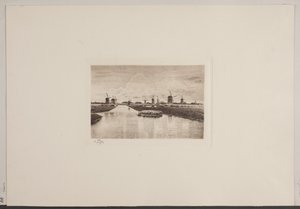Ved Kinderdijk w Holandii autorstwa Jensen