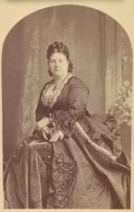 Brytyjska sopranistka Euphrosyne Parepa-Rosa 1836-1874, lata 70. XIX wieku.