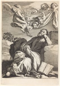 Sen św. Piotra autorstwa Jeremias Falck after Johann Liss