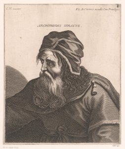 Portret Archimedesa Archimedes Syrakuzy. (tytuł na obiekcie) Popiersia filozofów i królów (tytuł serii)