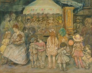 Karuzela, ok. 1924 (pastel na papierze)