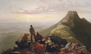Spóźniona impreza na Mansfield Mountain, 1858. autorstwa Jerome Thompson
