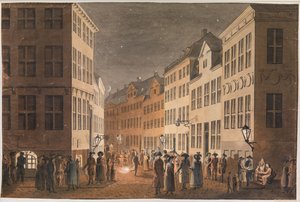 Fragment Østergade widziany z Kongens Nytorv.