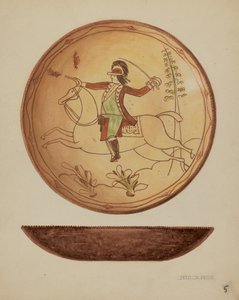 Pa. Talerz do ciast niemieckich, ok. 1900 r. 1937.