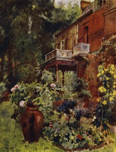 Leighton House, Studio Balkon, od Garden (kolor lito) autorstwa Jessie MacGregor