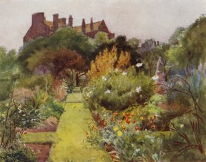 Physicke Garden, Chelsea, Widok na ogród (kolor lito)