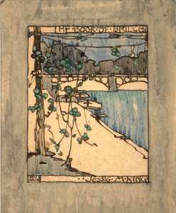 Frontyspis do „Księgi mostów”, ok. 1911 (akwarela i tusz na papierze)