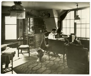 Ernest Thompson Seton, ok. 1918 (zdjęcie żelatynowo-srebrowe) autorstwa Jessie Tarbox Beals