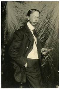 Irving Wiles, artysta, 1906 autorstwa Jessie Tarbox Beals