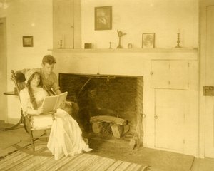 Malcolm Stewart Boylan i jego matka Jest jednym z 9 ważnych tytułowych pisarzy Hollywood, ok. 1905-17 (zdjęcie żelatynowo-srebrowe) autorstwa Jessie Tarbox Beals