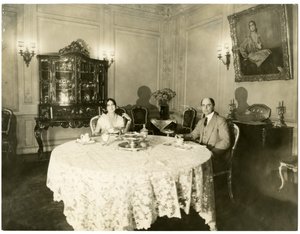 Michael Fokine i jego żona Fokina, ok. 1926-36 (zdjęcie żelatynowo-srebrowe)
