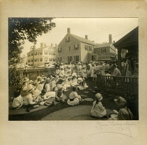 Wyspa Nantucket, Mass, ok. 1905-15 (fotografia żelatynowa srebrna) autorstwa Jessie Tarbox Beals