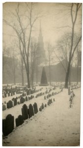 Old Granary Burying Ground Boston, USA, ok.1902-10 (zdjęcie żelatynowo-srebrowe) autorstwa Jessie Tarbox Beals