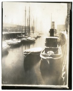 Old T Wharf, Boston, ok. 1902-10 (fotografia żelatynowa srebrna) autorstwa Jessie Tarbox Beals