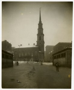 Kościół Park St, Boston, Mass, USA, ok. 1902-10 (fotografia żelatynowa srebrna) autorstwa Jessie Tarbox Beals