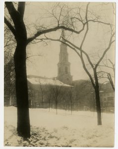 Park Street Church, Boston, USA, ok.1902-10 (zdjęcie żelatynowo-srebrowe) autorstwa Jessie Tarbox Beals