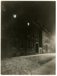 Pinckney St, Boston, Mass, USA, ok.1902-10 (zdjęcie żelatynowo-srebrowe) autorstwa Jessie Tarbox Beals