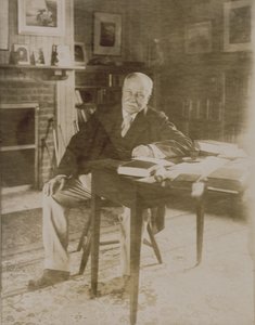 Portret Williama Deana Howellsa (1837-1920) 1918-20 autorstwa Jessie Tarbox Beals