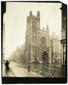 Kościół św. Tomasza, Nowy Jork, USA, ok. 1905-40 (zdjęcie żelatynowo-srebrowe) autorstwa Jessie Tarbox Beals