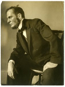 William Raoul z Liberal Club jako Abraham Lincoln, c.1905-13 autorstwa Jessie Tarbox Beals