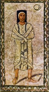 Abraham otrzymuje obietnicę (tempera na gipsie) autorstwa Jewish School