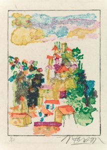 Petit Tourrette, 2009 (drzeworyt)