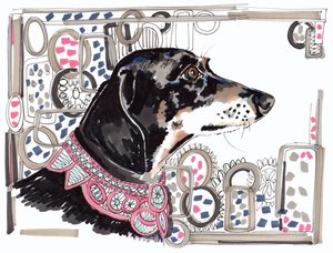 Lacey Jamnik, 2013, (pióro, tusz na papierze)