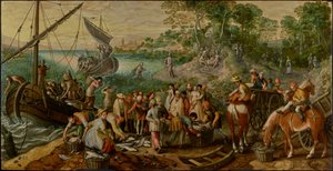 Cudowny połów ryb autorstwa Joachim Beuckelaer