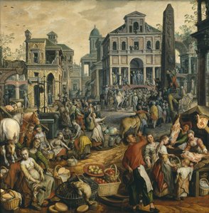 Scena targowa z Ecce Homo, 1565